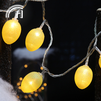 Lampe suspendue à led en forme d'oeuf pour la maison en plein air de couleur personnalisée