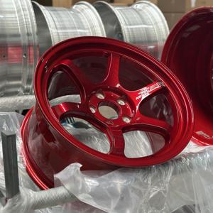 Cerchi in Lega Leggeri da 14, 15, 16 Pollici 4x100 4x108 Grigio Canna di Fucile per <span class=keywords><strong>Auto</strong></span> Compatte Hyundai Accent, Kia <span class=keywords><strong>Rio</strong></span>, Ford Fiesta, Focus - Product Image 2