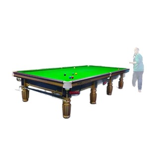 Table de billard anglaise 12 pouces, cadre en chêne, pieds en acier, durable, pour la maison, les salles de billard et les clubs - Product Image 2