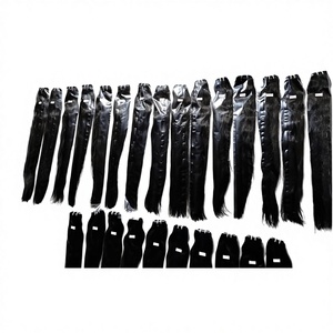 Extensiones de Cabello Humano Liso y Delgado de Alta Calidad, Trama Doble Cosida a Máquina, Color Rubio Remy - Product Image 2