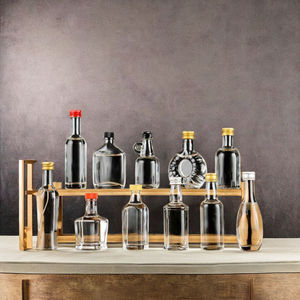 Botella de vidrio con forma de águila vacía personalizada, café helado frío, 200ml-500ml, serigrafía, tapón de rosca, whisky, vodka, Kombucha, Tequila - Product Image 3