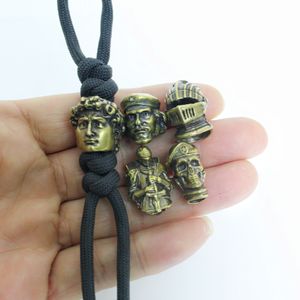 Diy Parachute Sleutelhanger Accessoires Hanger Kralen Punk Charme Antiek Messing Edc - Product Image 1