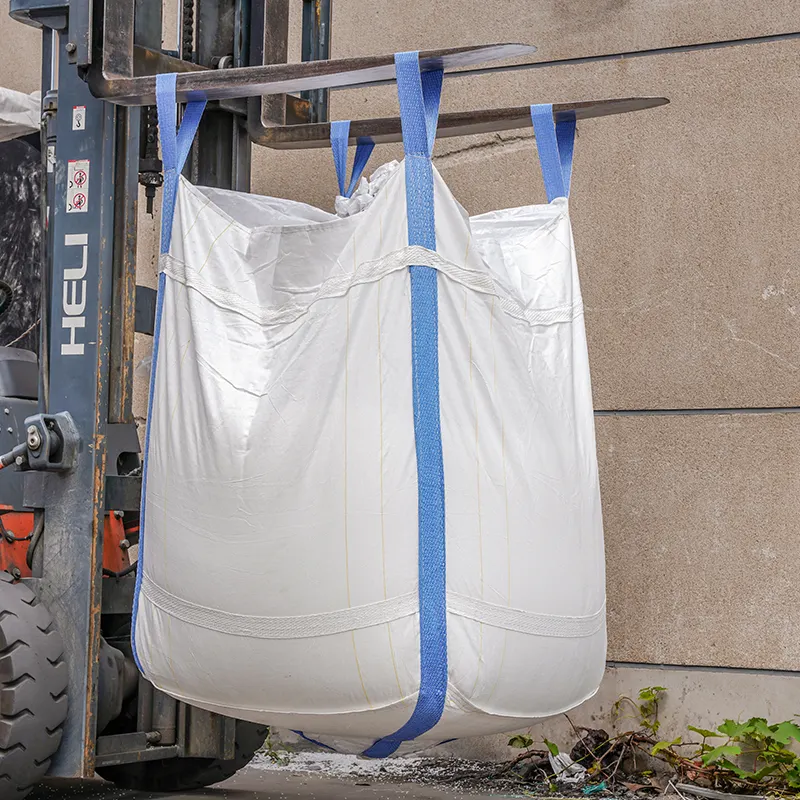 उच्च तन्यता 1000 किलोग्राम बड़ा बल्क बैग FIBC जंबो पीपी बुना कंटेनर बैग