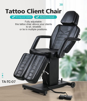 Chaise de tatouage électrique, table de massage pour lit de spa et tatouage, fauteuil dentaire pour studio de tatouage, équipement de salon de beauté