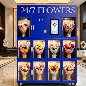 Distributore Automatico <span class=keywords><strong>di</strong></span> Fiori AIT <span class=keywords><strong>di</strong></span> Alta Gamma con Touchscreen e Pagamenti Tramite Contanti/Carta/Codice QR, 4G/Wi-Fi - Product Image 3