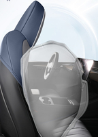 Funda de Asiento de Coche de Cuero Nappa, Ajuste Personalizado para Tesla Model Y 2020-2025, 5 Plazas, Envoltura Completa, Mejora Interior, Compatible con Calefacción de Asientos y Airbag