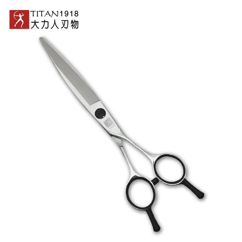 Titan straight razor best shears oem size curved blade slide baber professional hair cutting scissors