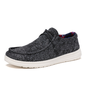 Superbes baskets pour hommes en toile et maille, à enfiler, chaussures décontractées de marche, semelle en caoutchouc, nouveaux styles été automne hiver, vente en gros - Product Image 1