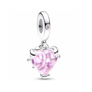 Ciondolo a Farfalla in Vetro Pandoro in <span class=keywords><strong>Argento</strong></span> Sterling 925, Perla Charm all'Ingrosso <span class=keywords><strong>per</strong></span> <span class=keywords><strong>Bracciali</strong></span> e Collane Originali, Regalo Fai da Te - Product Image 5