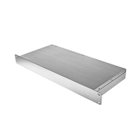 Fabrication en usine Boîtier de profilé en aluminium extrudé brossé personnalisé 1U 19 pouces Boîtier de châssis de serveur à montage en rack