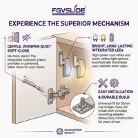 Charnière universelle en plastique pour armoire, design écologique, lumière intelligente à capteur automatique, blanc froid et blanc chaud, pour cuisine et salle de bain, à piles
