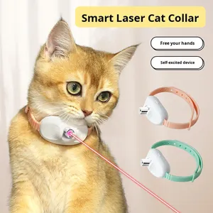 Bolígrafo láser ajustable para burlas de gatos, nuevo plástico que libera las manos, collar láser para mascotas, juguetes y suministros para perros y gatos en estilo de dibujos animados - Product Image 2