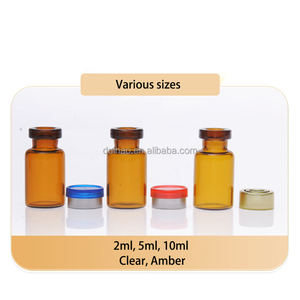 Flacons 1ml 3ml 5ml 10ml en verre borosilicate transparent ambré stérile écologique pour médicaments et peptides - Product Image 3