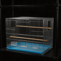 Cage d'élevage pour perroquets et perruches, galvanisée, robuste, solide, assemblée, vente en gros