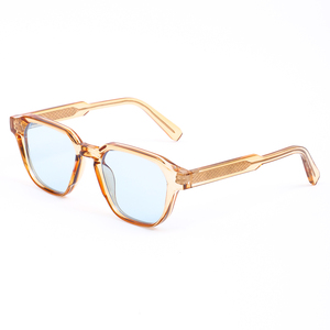 Finewell 3506 CP đền 3 + 2 bản lề Chất lượng cao vuông Shades <span class=keywords><strong>Gradient</strong></span> UV400 ống kính Retro Kính mát nam wome - Product Image 4