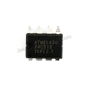 Jeking IC EEPROM 512K I2C 1MHZ 8DIP AT24C512-10PI-2.7 ชิปหน่วยความจำแบบ EEPROM 512K I2C 1MHZ 8DIP รุ่น AT24C512-10PI-2.7 - Product Image 4
