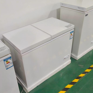 Réfrigérateur-<span class=keywords><strong>congélateur</strong></span> mécanique à <span class=keywords><strong>double</strong></span> <span class=keywords><strong>porte</strong></span> et <span class=keywords><strong>double</strong></span> température de 96 L avec étagères réglables pour la maison - Product Image 2