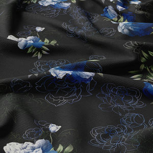 Nouveauté : tissu en maille côtelée extensible dans quatre sens, polyester non brossé, pour vêtements de mode - Product Image 4