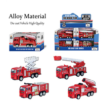 Modèle de camion de pompiers pour enfants Véhicules & Race 4 Pack & Race pull back car toy