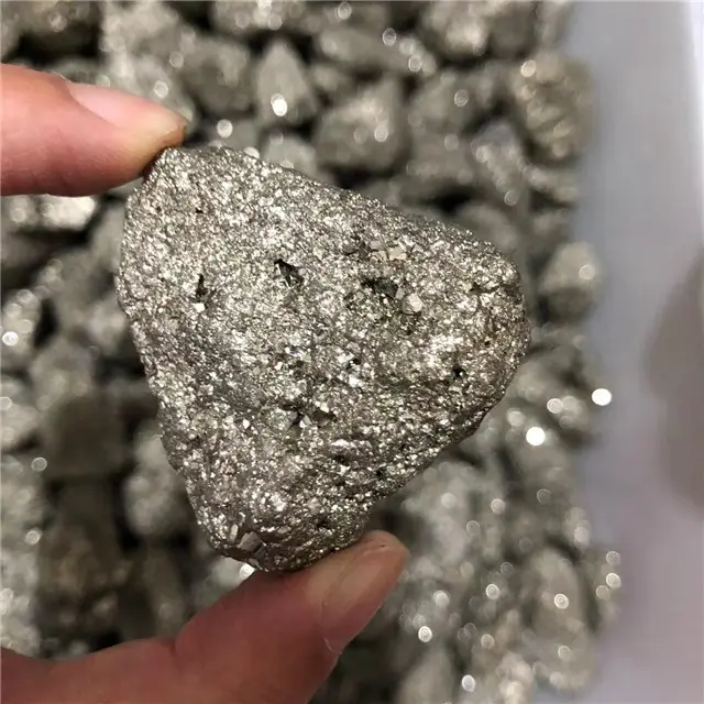 Groothandel Natuurlijke Ruwe Kristallen Pyriet Cluster Ruwe Precious Healing Stones Voor Home Decor