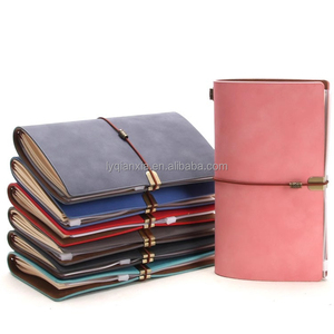 طباعة شعار مخصص a6 مذكرات أجندة المجلات غلاف صلب بو الجلود دفتر المدرسة للطلاب moleskine دفتر يوميات - Product Image 4