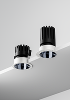 Spot encastré anti-éblouissement 12W 15W 20W 30W, downlight LED à coupelle profonde, spot de plafond rond ou carré sans cadre