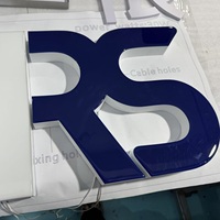 Enseigne LED d'extérieur de haute qualité très vendue avec logo personnalisé en résine époxy 3D éclairage boutiques maison hôtels bar centre commercial entreprises hôpitaux parc