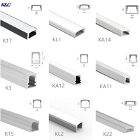Profils d'extrusion en aluminium de qualité supérieure, étanches IP65, pour éclairage d'angle LED, W19.9mm H19.9mm