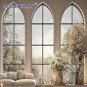 หน้าต่างอะลูมิเนียมสั่งทำ ROGENILAN รูปทรงกลม/สี่เหลี่ยม/สามเหลี่ยม/โค้ง/รูปทรงพิเศษ - Product Image 1