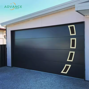<span class=keywords><strong>Porte</strong></span> <span class=keywords><strong>de</strong></span> <span class=keywords><strong>garage</strong></span> sectionnelle en acier galvanisé abordable isolée et électrique solide pour villas résidentielles - Product Image 4