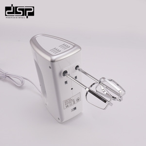 เครื่องผสมอาหารไฟฟ้า Dsp สีขาว ตัวเครื่องพลาสติก ปุ่มปลดหัวตี สำหรับทำขนมอบและตีวิปปิ้งครีม - Product Image 4