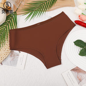 Mittlere Taille Unsichtbare Baumwolle Tangas Para Mujer Nahtlose Höschen Dessous Frauen Slips Unterwäsche Knickers Bikini - Product Image 5