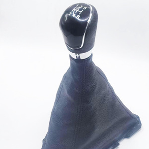 Chen Can Gear <b>Shift</b> <b>Knob</b> Cover Leather Black For Ford Manual Transmission Q2-2 K12 - Product Image 4