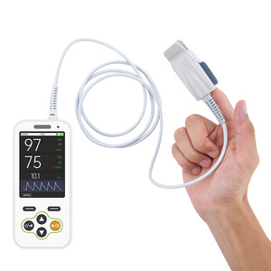 Oxymètre de pouls portable avec affichage SpO2, PR et fréquence cardiaque, moniteur rechargeable pour usage adulte et pédiatrique - Product Image 4