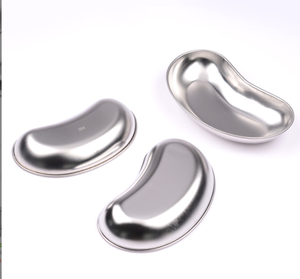 Plateau pour instruments hospitaliers DFU139 en acier inoxydable Sus 304, forme de rein - Product Image 2