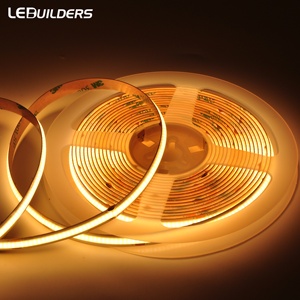 智能Cob条形灯DC 24v Cri 90 2700K 3000K 6000K COB 16.4英尺IP20 IP67 320发光二极管Cob发光二极管带灯12v户外照明 - Product Image 3