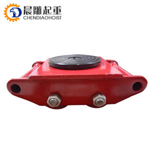 भारी शुल्क 6t 8t 12t लोड रोलर मूविंग स्केट्स कार्गो टैंक रिगर ट्रॉली - Product Image 2