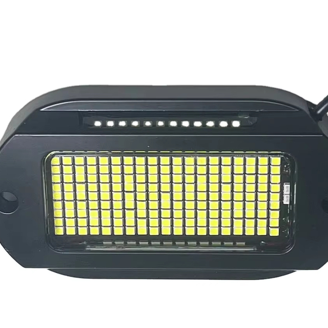 Kingshowstar New Advanced 219LED Ultra-Bright Pure White IP67 Waterproof Aluminum Rock Light System 12V Off-Road Truck Car Light