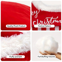 Lit pour animaux de compagnie en peluche de Noël en gros, détachable et lavable, chaud et confortable pour l'hiver, pour chiens et chats, pour l'intérieur, type niche de sommeil, cages et maisons pour animaux