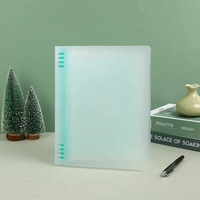 Cuaderno encuadernado en espiral A5 personalizable con cubierta transparente reutilizable Estilo de hojas sueltas para planificadores y notas diarias