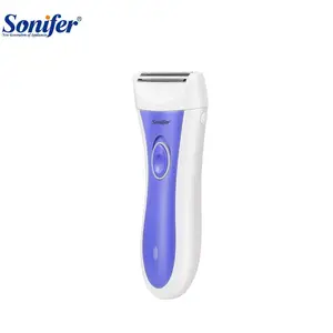 Sonifer SF-9566 оптовая продажа новая одежда для маленькой девочки 2 в 1 взаимный обмен данными между компьютером и периферийными устройствами беспроводной Перезаряжаемый ручной для бритья волос эпилятор для женщин