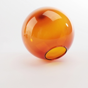 Borosilicate 3.3 Thủy Tinh Màu Hổ Phách Thủy Tinh Tay Thổi Độc Đáo Bảng Ánh Sáng Bóng Râm Cho Trang Trí Nội Thất Chiếu Sáng Trong Nhà - Product Image 2