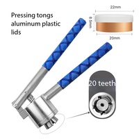 Machine manuelle de sertissage de bouchons de flacons 13-20 mm pour contenants en plastique et en verre, usage alimentaire et pour boissons