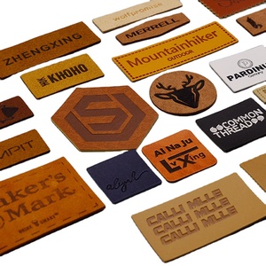 Custom Design Luxury Eco-Friendly Brand Logo Debossed Garment <strong>Labels</strong> with Custom Color for <strong>Jeans</strong> - Product Image 2