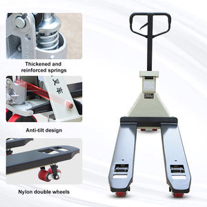 Venta caliente de fábrica Road Scessior Plataforma <span class=keywords><strong>manual</strong></span> Carretilla elevadora Apilador de mano hidráulico 400kg Transpaleta <span class=keywords><strong>manual</strong></span> portátil - Product Image 4