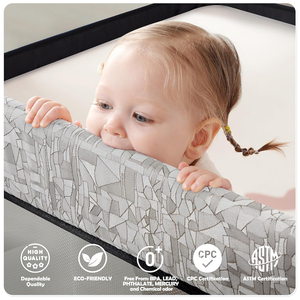 <span class=keywords><strong>Parc</strong></span> pour bébé <span class=keywords><strong>pliable</strong></span>, économique, de voyage, sécurisé, grand <span class=keywords><strong>parc</strong></span> en tissu pour enfants - Product Image 5