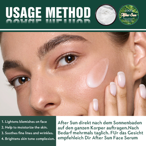 Cuidado Vegano para la Piel Después del Sol con Manteca de Cacao para Calmar e Hidratar las Quemaduras Solares, Loción de <span class=keywords><strong>Aloe</strong></span> <span class=keywords><strong>Vera</strong></span>, <span class=keywords><strong>Crema</strong></span> para Después del Sol - Product Image 6