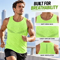 Vente en gros de débardeurs d'entraînement ultra légers pour hommes, débardeurs de sport sans manches de haute qualité, livraison rapide directe d'usine