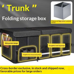 Caja de Almacenamiento de Nailon <span class=keywords><strong>para</strong></span> Maletero de <span class=keywords><strong>Coche</strong></span> y Organizador de Vehículos <span class=keywords><strong>para</strong></span> Accesorios de <span class=keywords><strong>Coche</strong></span> y Almacenamiento de Zapatos - Product Image 3