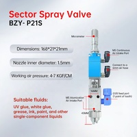 Pistolet de distribution BZY à double action de type poinçonnant, machine de distribution de silicone à double liquide à aspiration arrière 10